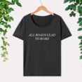 thumbnail image 1 of Camiseta para mujer con cuello redondo, disfraz suave, ropa sencilla para mujer, camiseta básica moderna para viajes a la playa SG, 1 of 8