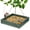 Green, variant on Kingsyard Recycled Plastic Platform Bird Feeder for Outdoor Hanging, Sturdy & Durable, Brown