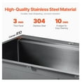 thumbnail image 3 of 33" Kitchen Sink Top Mount Single Bowl Drop-In Basin Stainless Steel Black, 3 of 6
