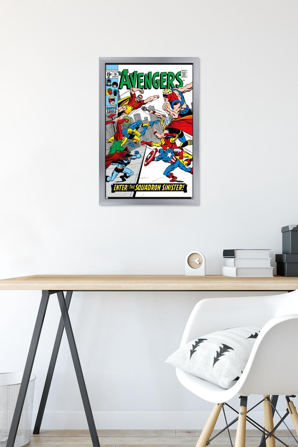 Marvel Comics - Avengers #70 Wall Poster, 14.725" x 22.375" Framed