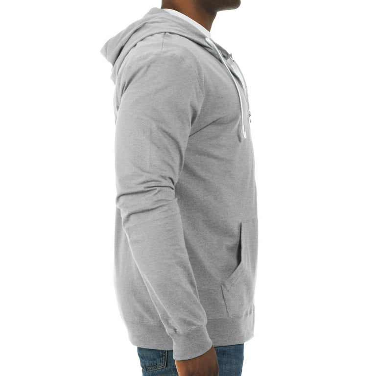 Men's Zip Sweatshirt, Men Fleece Hoodie Jersey Coat Jacket with Pocket  S-2XL at  Men’s Clothing store