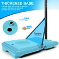thumbnail image 4 of Portable Basketball Goal System with Stable Base and Wheels, use for Indoor Outdoor teenagers youth height adjustable 5.6 to 7ft Basketball Hoop 28 Inch Backboard, 4 of 9