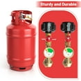 thumbnail image 3 of QCC Propane Bottle Charging Connector Luminous Watch And Ball Valv0-e Gas Tank Gas Adapter and Bottle cap *1+ raw material tape, 3 of 5