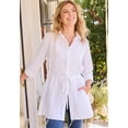 thumbnail image 4 of Woman Within Plus Size Perfect Pocket Long Shirt, 4 of 5