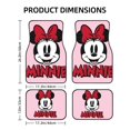 thumbnail image 2 of Cartoon Mickey Mouse And Minnie Mouse Car Floor Mats Universal Floor Mats for Cars Front Rear Car Foot Mats Cute Anime Pattern Car Accessories for Trucks, 2 of 5