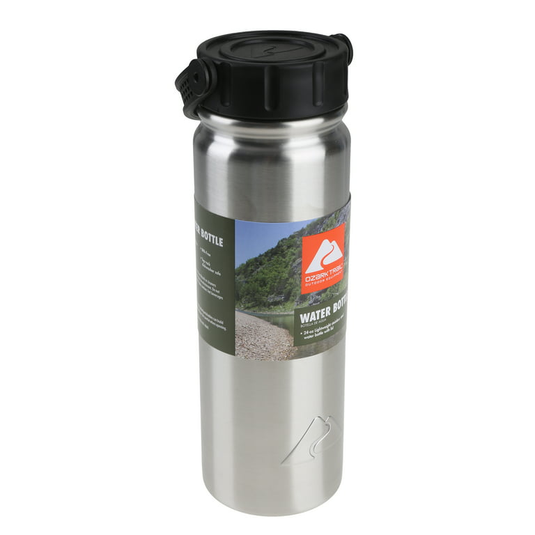 Ozark Trail Double Wall Vacuum Sealed Stainless Water Bottle 24