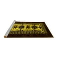 thumbnail image 2 of Ahgly Company Machine Washable Indoor Rectangle Oriental Yellow Industrial Area Rugs, 2' x 5', 2 of 4