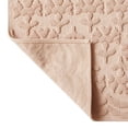thumbnail image 6 of Beautiful Floral Block Scallop 2 Piece Bath Rug Set by Drew Barrymore, Rose Pink, 17" x 24" & 20" x 30", 6 of 7