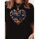 thumbnail image 1 of Australian-Themed Women's Fashion T-Shirt - Soft & Comfortable, Crew Neck, All-Season Wear, 1 of 8