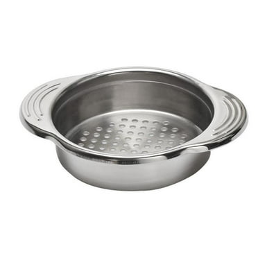 Colander Stainless Steel, Heavy Duty Handles And Self-draining Base, Can Strainer, Food Strainer Small Basket, Sifter Strainer for Berry, Fruit, Vegetable,kitchen Food N2U6