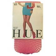 HUE Tights Square Fishnet Pink Gypsy Rose Sheer M/L