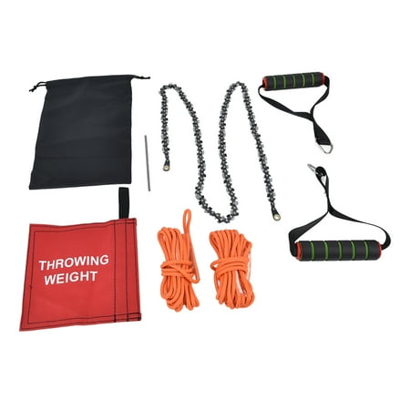 

High Tree Limb Hand Rope Saw Easy To Operate Rope Saw 65 Manganese Steel For Hunting
