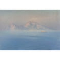 thumbnail image 2 of Henry&nbsp;Brokman 18x13 Black Ornate Wood Framed Double Matted Museum Art Print Titled - Capri, Steep Coast Seen from the Sea (1912), 2 of 5