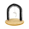 thumbnail image 1 of keepw Cat Self Grooming Scratcher Cat Scratching Arch Plastic Self-Groom Pet Scratcher, 1 of 5