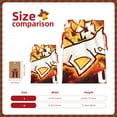 thumbnail image 3 of Yiaed Geometry Dash Print Christmas Small Burlap Bags with Drawstring, Burlap Gift Bags Christmas Linen Treat Sacks Gift Wrapping Bags Xmas Holiday Party-Medium, 3 of 7
