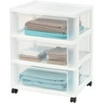 thumbnail image 2 of IRIS 3-Drawer Rolling Storage Cart, 2 of 9