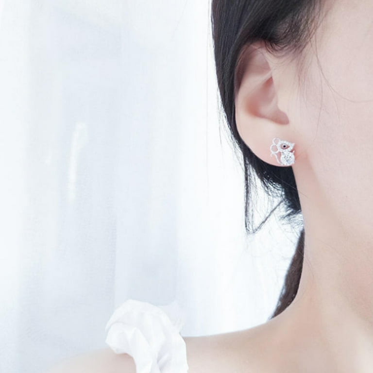 Little ball earrings deals
