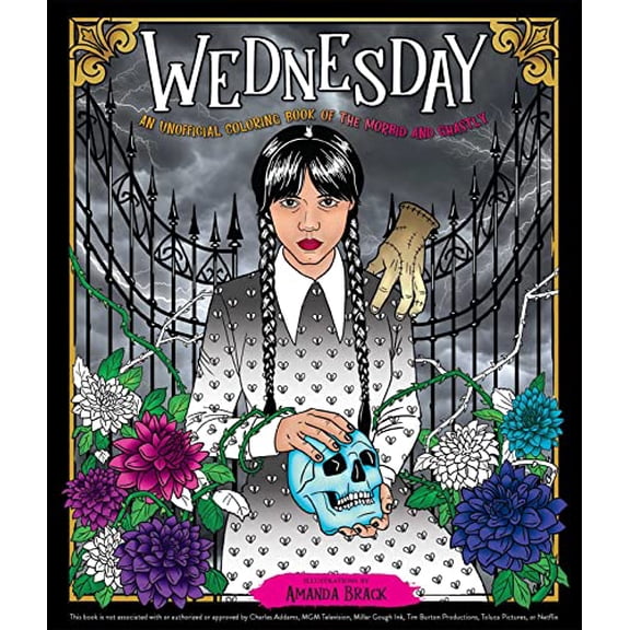 Pre-Owned Wednesday: An Unofficial Coloring Book of the Morbid and Ghastly (Paperback)