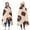 Beige and Brown-1, variant on Wearable Blanket,Beige and Brown Leopard Pattern Hooded Wearable Flannel Blanket for Adults & Teens,Winter Poncho Shawl Wrap Cape Cozy Anti-Pill,50"x60"