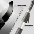 thumbnail image 2 of 3.3-5.2FT Extendable Tree Pruner & Fruit Picker for Garden, Telescopic Pole Pruner with Cut & Hold, Long Reach Tree Trimmer for Thin Branches & Bypass Loppers, Gray, 2 of 6