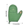 thumbnail image 2 of Guante de toalla de baño | Depurador exfoliante de doble cara para el cuerpo y la espalda | Microfibra engrosada | La limpieza profunda elimina la suciedad y la piel muerta | Piel Suave y Sensible, 2 of 2