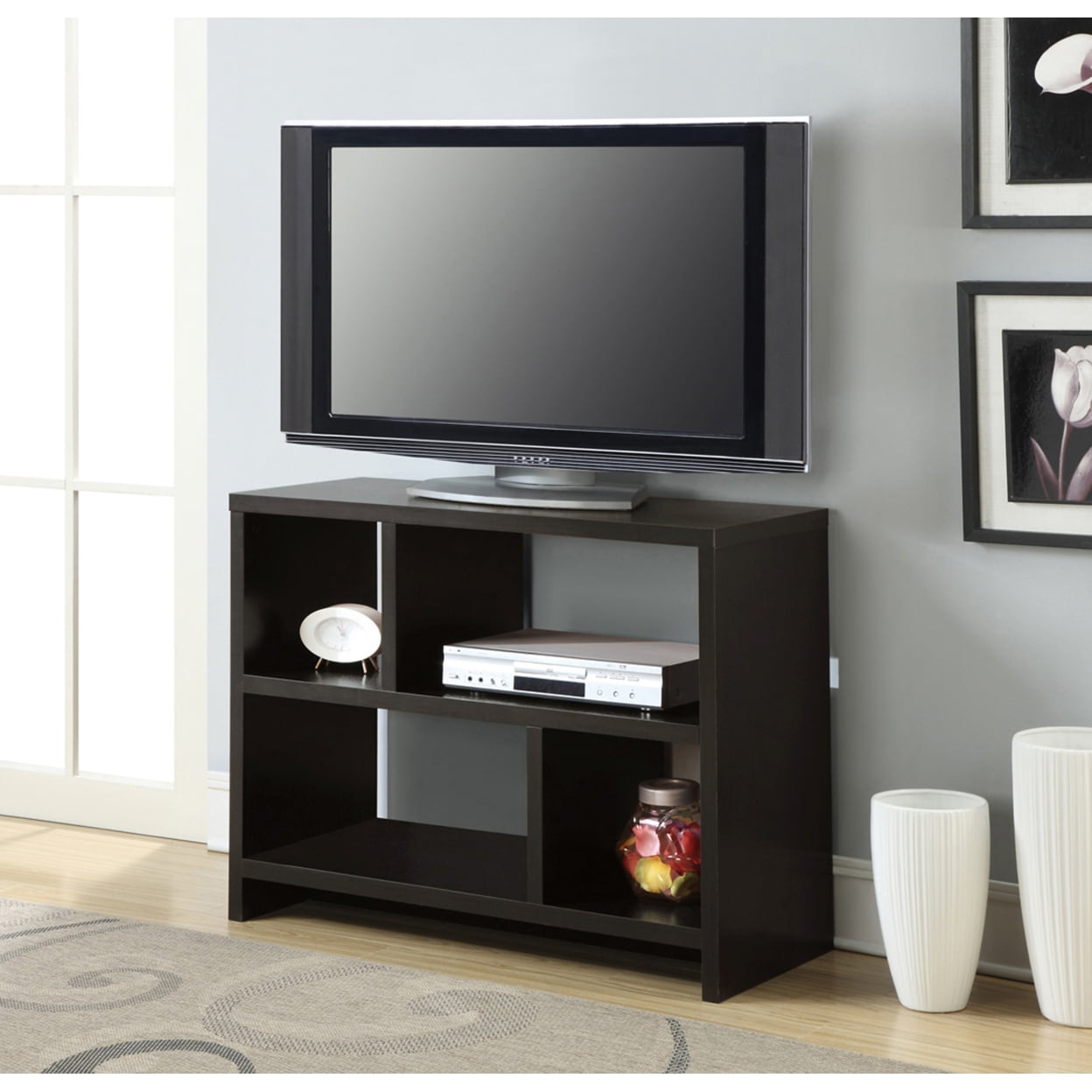 Convenience Concepts Northfield Console 3 Tier Bookcase, Espresso