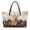 Cross Lion Sunflower, variant on French Bulldog Print Tote Bag for Women Portable Handle Handbag Fashion Weekender Bag with Inner Pocket for Travel Vacation