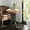 Black, variant on COZAYH Medium Density Fiberboard Round End Table, Black