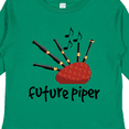 thumbnail image 4 of Inktastic Bagpiper Kids Future Piper Boys or Girls Long Sleeve Toddler T-Shirt, 4 of 5