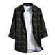 thumbnail image 1 of Mens Camisas de Manga Corta Formal Color Impresión Cuello de Vuelta, Blusa Casual para Al Aire Libre, Diario Y Otoño Primavera Desgaste, 1 of 4
