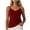 Wine(New&Fashion), variant on ZHYou No Boundrie Camisole Tops for Women V Neck Spaghetti Strap Wrap Front Ruched Loose Fit Casual Summer Tank Tops White Size S