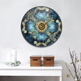 thumbnail image 4 of BZSMCE Wall Clock Acrylic Size：9.5*9.5in/11.9*11.9in Spirals Of Serenity Design Pattern Clock, 4 of 10