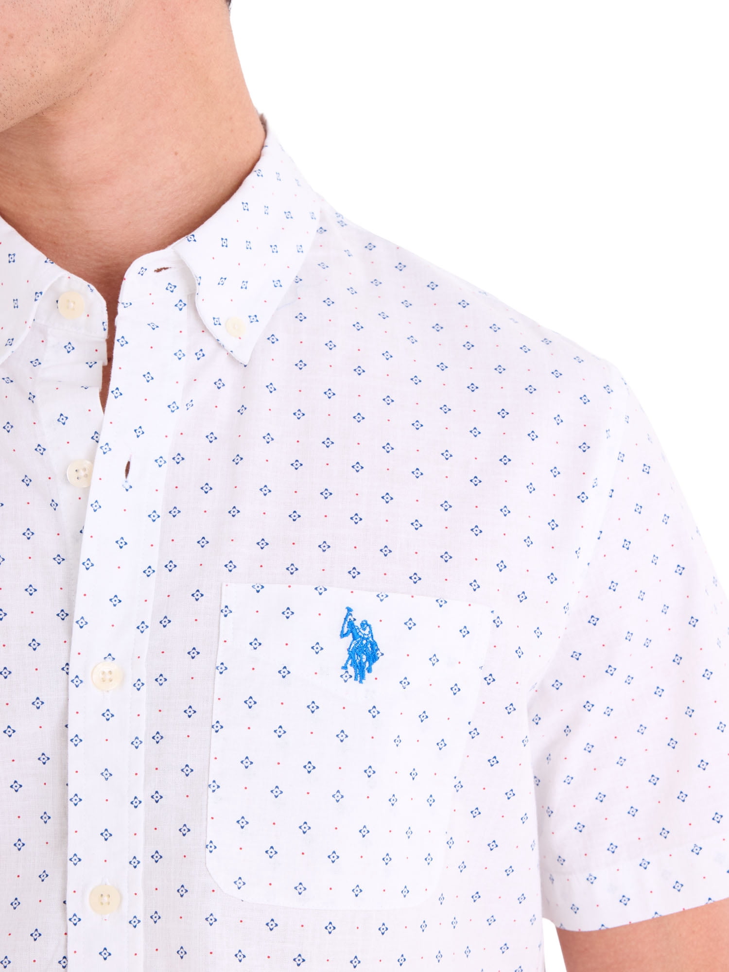 U.S. Polo Assn. Men's Short Sleeve Buttondown Shirt