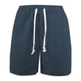 thumbnail image 7 of JTieacloth Men's Corduroy Casual Shorts Classic Stretch Short for Summer Beach Vacation(Blue), 7 of 7