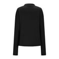 thumbnail image 6 of Otntypg Fall Thermal Shirts for Women Base Layer Soft Fleece Lined Long Sleeve Top Thermal Underwear Winter Cold Weather with Thumb Hole Black S, 6 of 10