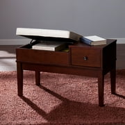 Southern Enterprises Eliya Midcentury Entryway Storage Bench, Espresso