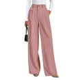 thumbnail image 1 of Pantalones PRETTYGARDEN 2025 Pierna Ancha Cintura Alta Rosa XXL, 1 of 6