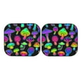 thumbnail image 7 of Goofa Bright Mushrooms Pattern 2 Piece Car Windshield Sun Shade Foldable | Front Windshield Shade for Sun, Heat and UV Rays | Sunshade for Car Front Window-Medium, 7 of 7