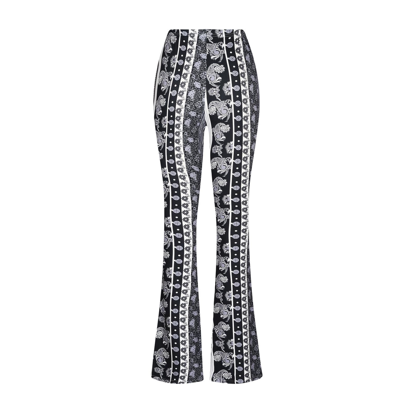 LOVZFMLL Women's Pants, Tight Fitting Butt Non-Seamless Print