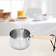 thumbnail image 4 of Ollas para cocinar agua con mango largo Calentador de mantequilla Utensilios de cocina Cacerola Olla para sopa para Mango de madera L, 4 of 8