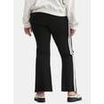 thumbnail image 3 of No Boundaries Side Stripe Flare Pants, 31” Inseam, Women's and Women’s Plus, 3 of 5