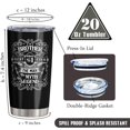 thumbnail image 3 of Gifts for Brother, Best Brother Gifts from Sister/Brother, Birthday Gifts for Brother, Birthday/Graduation Gift for Brothers Adult, Funny Adult Brother Gift Ideas, Gifts for Men Brother Tumbler 20OZ, 3 of 6