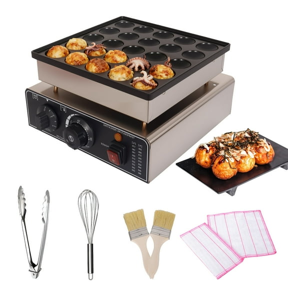 25PCS Mini Dutch Pancake Maker, 110V 900W Dutch Muffin Waffle Baker, Dorayaki Maker with Non-Stick Griddle for Kids’ Snacks