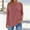 Pink, variant on Fznquz Womens Tops Trendy Crewneck Beige Plain Shirts Casual 2025 Long Sleeve Women Tshirts