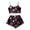 Dark Purple, variant on Shwomsmer Women's Camisole Pajama Set Womens Silk Pajama Shorts