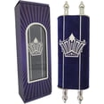 thumbnail image 5 of Zion Judaica Complete Small Sefer Torah Scroll 8" Full Five Books of Moses Tora Scripture with Vowels Trop Simchat Tohrah All Old Testaments Judaica Gift for Bar/Bat Mitzvah Mini Tora Reading Practice, 5 of 5