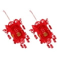 thumbnail image 4 of Murdoffiu Non-woven Lantern 2Pcs Chinese Festival Lanterns Chinese New Year Decorations Non-woven Lanterns, 4 of 10