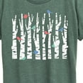 thumbnail image 3 of Instant Message - Trees And Birds - Women's Short Sleeve Graphic T-Shirt, 3 of 6