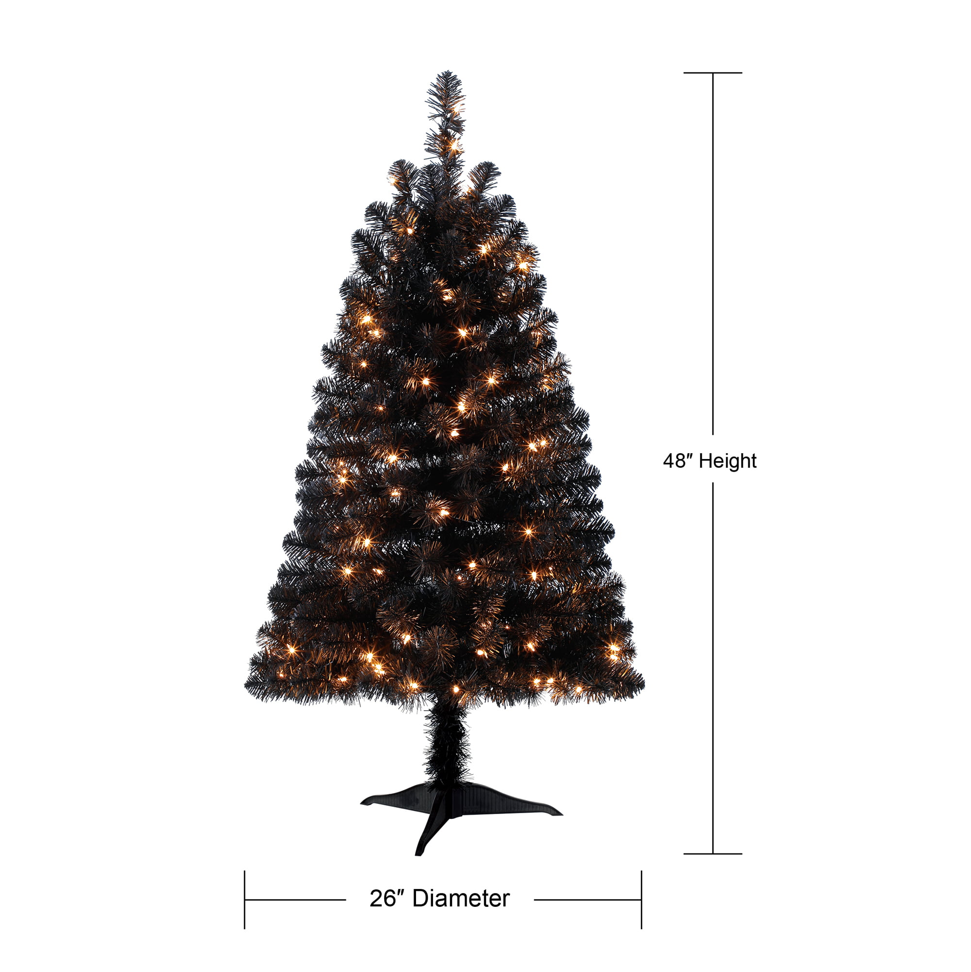 Indiana Spruce 4 ft Artificial Pre-Lit Clear Lights Christmas Tree NEW!!! 