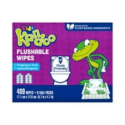 Kandoo Flushable Wipes with Flip Top - 400ct